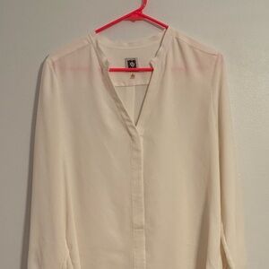 Anne Klein ivory blouse